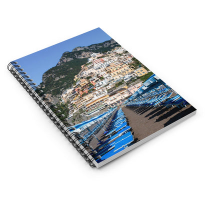 Positano Italy Spiral Notebook - Departures Print Shop