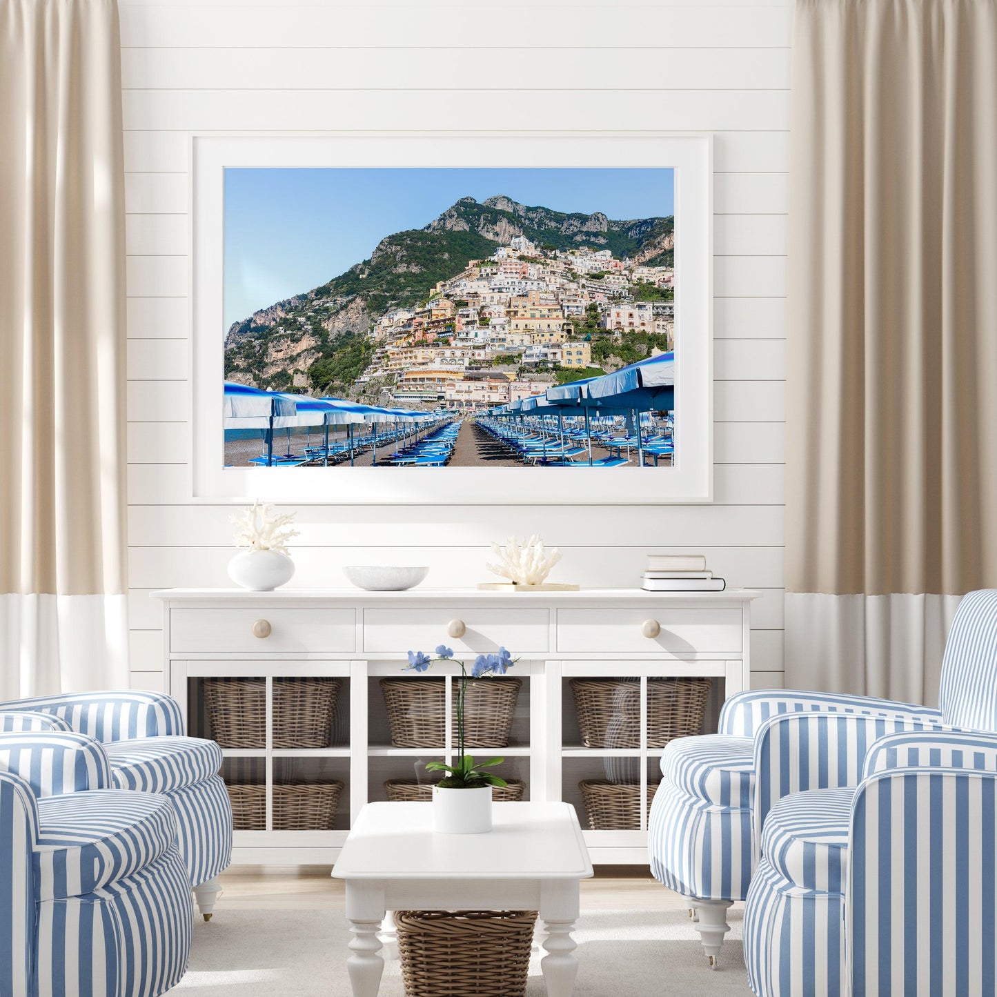 Positano Skyline | Amalfi Coast Italy Photography - Departures Print Shop