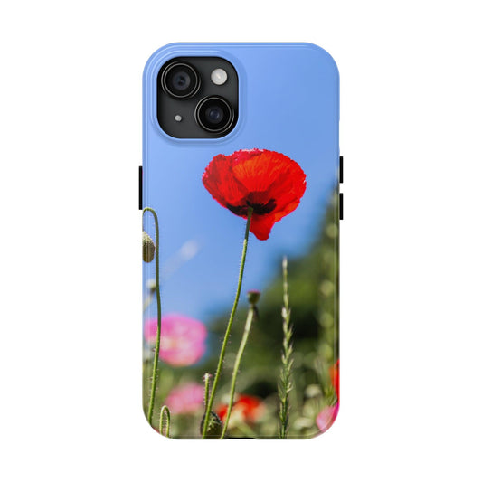 Red Poppy iPhone Case - Departures Print Shop