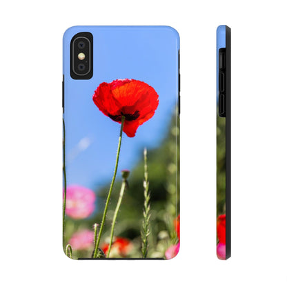 Red Poppy iPhone Case - Departures Print Shop