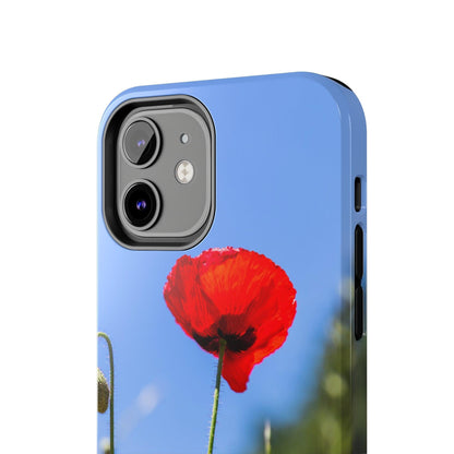 Red Poppy iPhone Case - Departures Print Shop