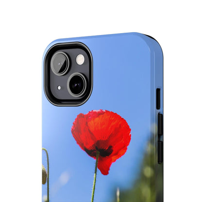 Red Poppy iPhone Case - Departures Print Shop