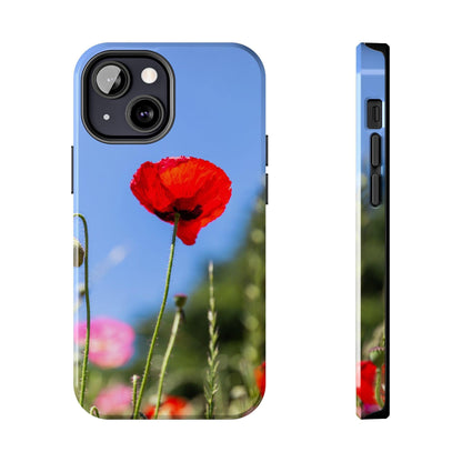 Red Poppy iPhone Case - Departures Print Shop