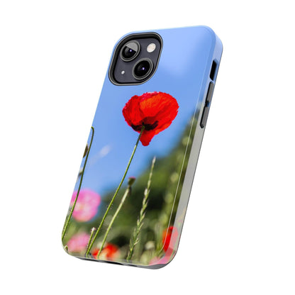 Red Poppy iPhone Case - Departures Print Shop