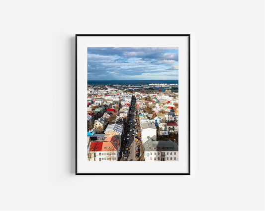 Reykjavik Skyline II | Iceland Photography Print - Departures Print Shop