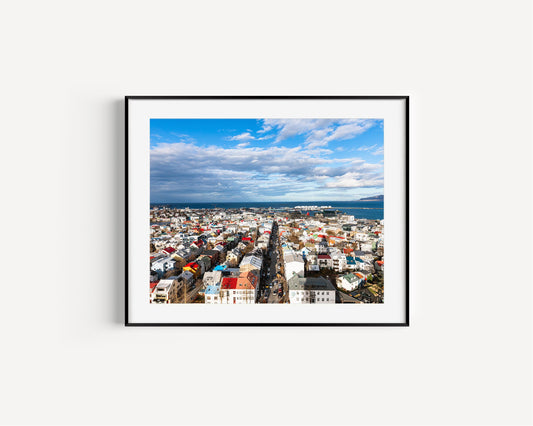 Reykjavik Skyline | Iceland Photography Print - Departures Print Shop