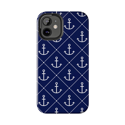 Sail Away Anchor Print Phone Case - Departures Print Shop