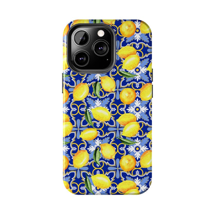 See You in Santorini Lemon Print Phone Case - Departures Print Shop