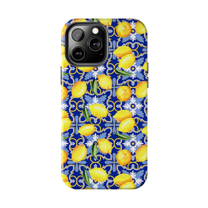 See You in Santorini Lemon Print Phone Case - Departures Print Shop