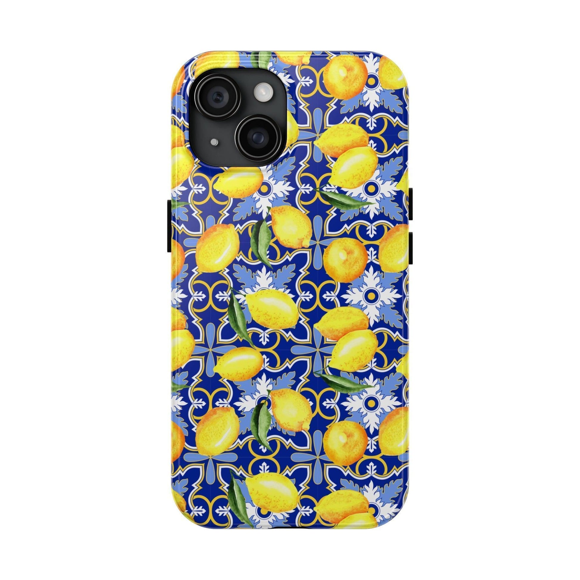 See You in Santorini Lemon Print Phone Case - Departures Print Shop