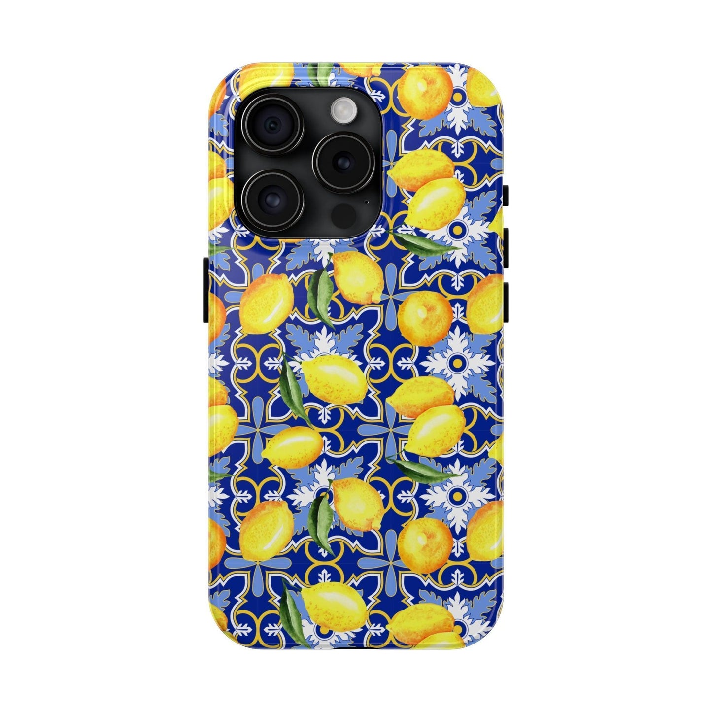 See You in Santorini Lemon Print Phone Case - Departures Print Shop