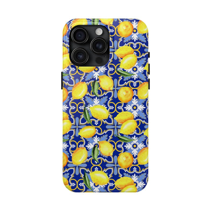 See You in Santorini Lemon Print Phone Case - Departures Print Shop