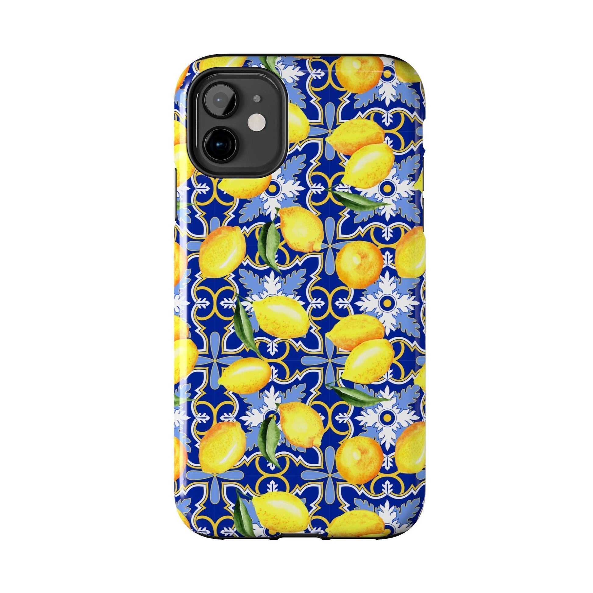 See You in Santorini Lemon Print Phone Case - Departures Print Shop