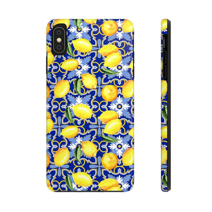 See You in Santorini Lemon Print Phone Case - Departures Print Shop