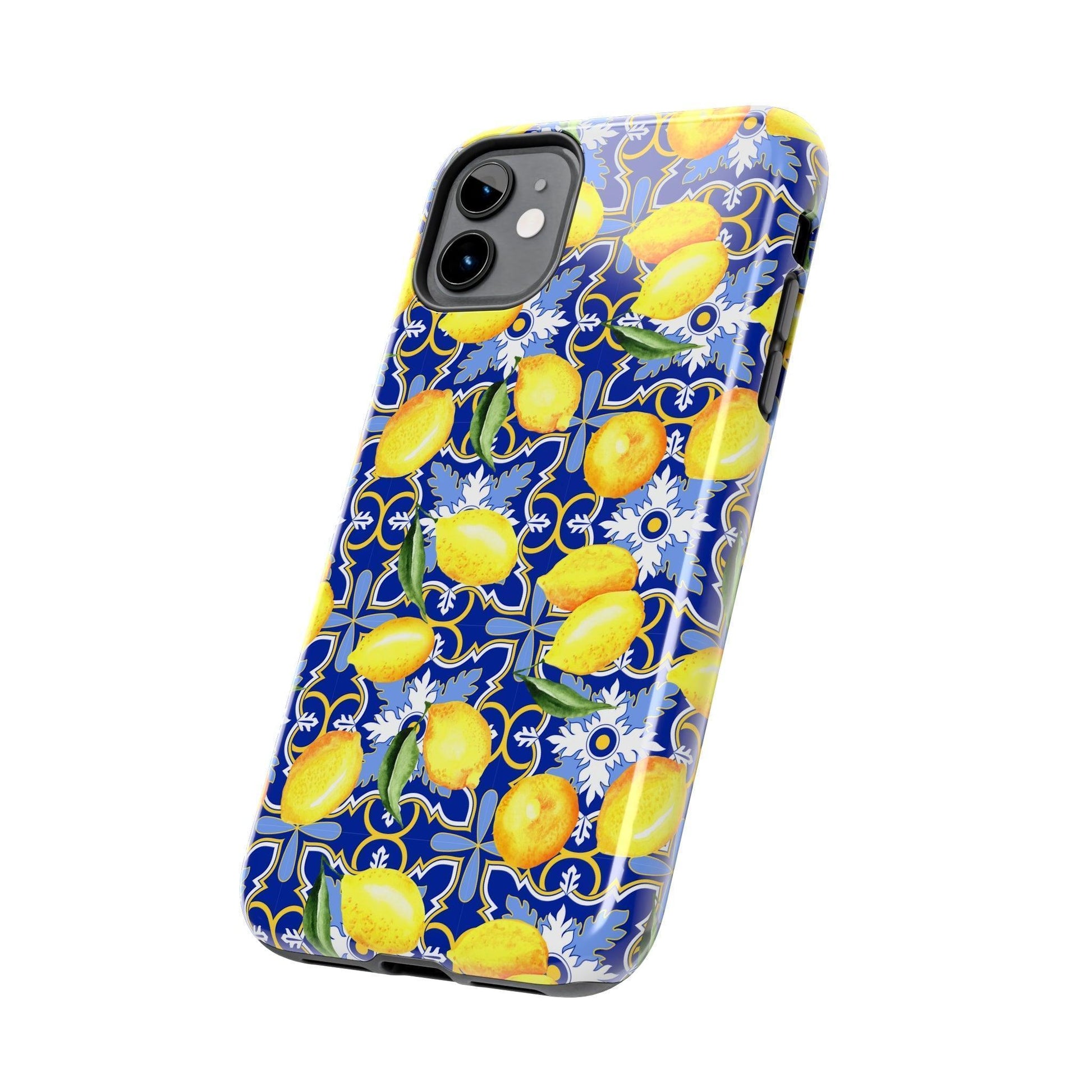 See You in Santorini Lemon Print Phone Case - Departures Print Shop