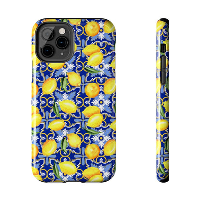 See You in Santorini Lemon Print Phone Case - Departures Print Shop