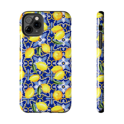 See You in Santorini Lemon Print Phone Case - Departures Print Shop