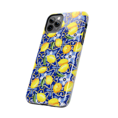 See You in Santorini Lemon Print Phone Case - Departures Print Shop