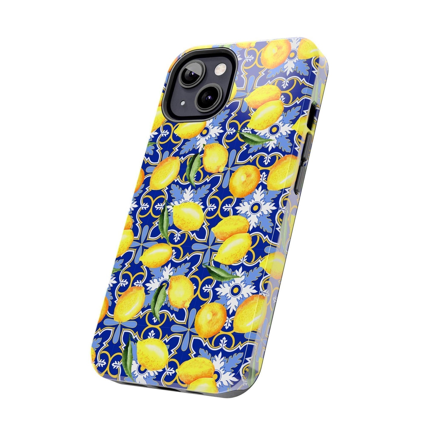 See You in Santorini Lemon Print Phone Case - Departures Print Shop