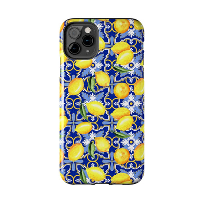 See You in Santorini Lemon Print Phone Case - Departures Print Shop