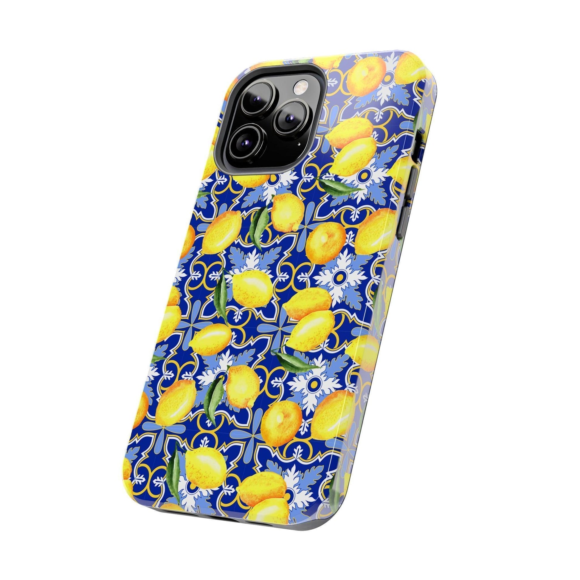 See You in Santorini Lemon Print Phone Case - Departures Print Shop