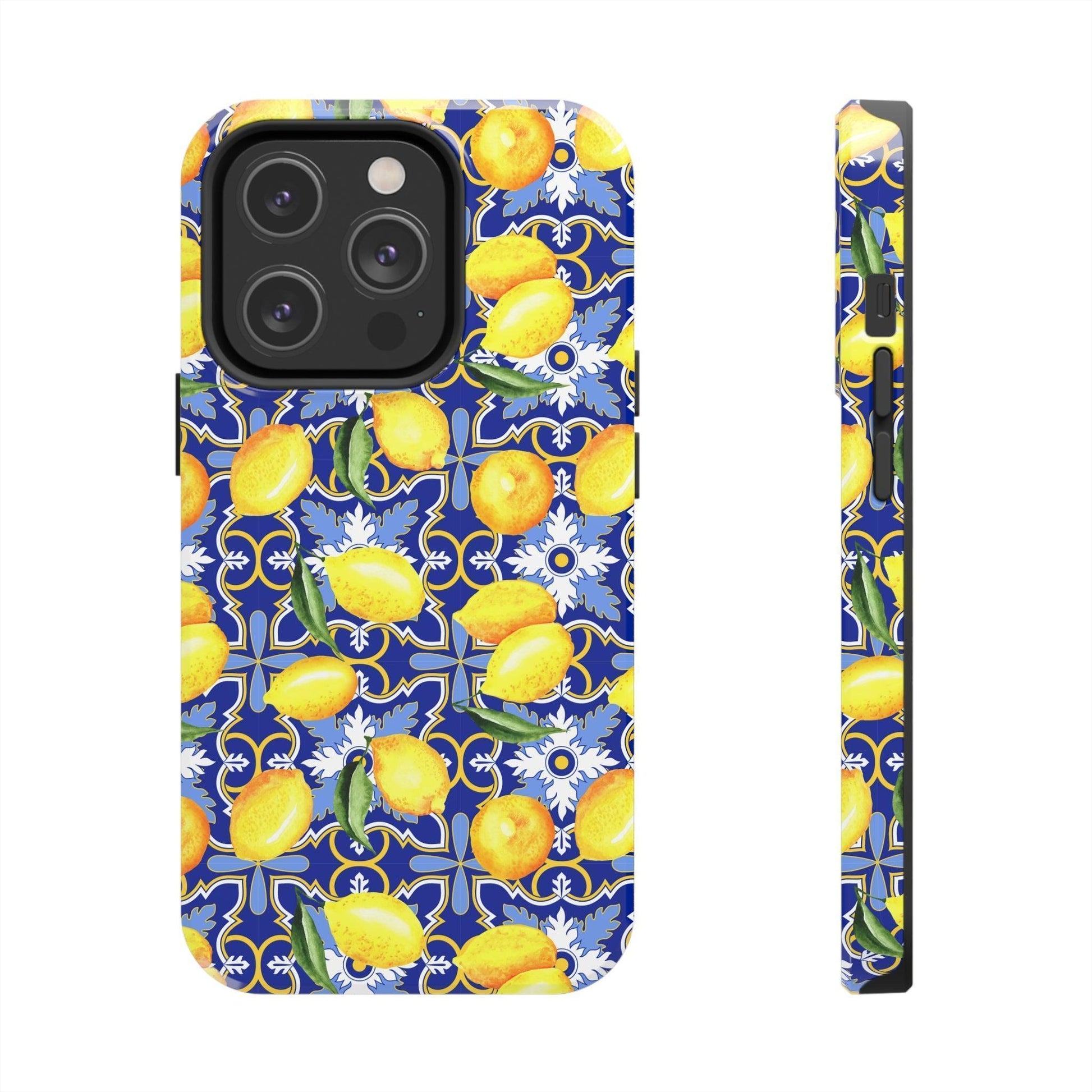 See You in Santorini Lemon Print Phone Case - Departures Print Shop