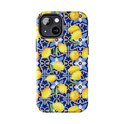 See You in Santorini Lemon Print Phone Case - Departures Print Shop