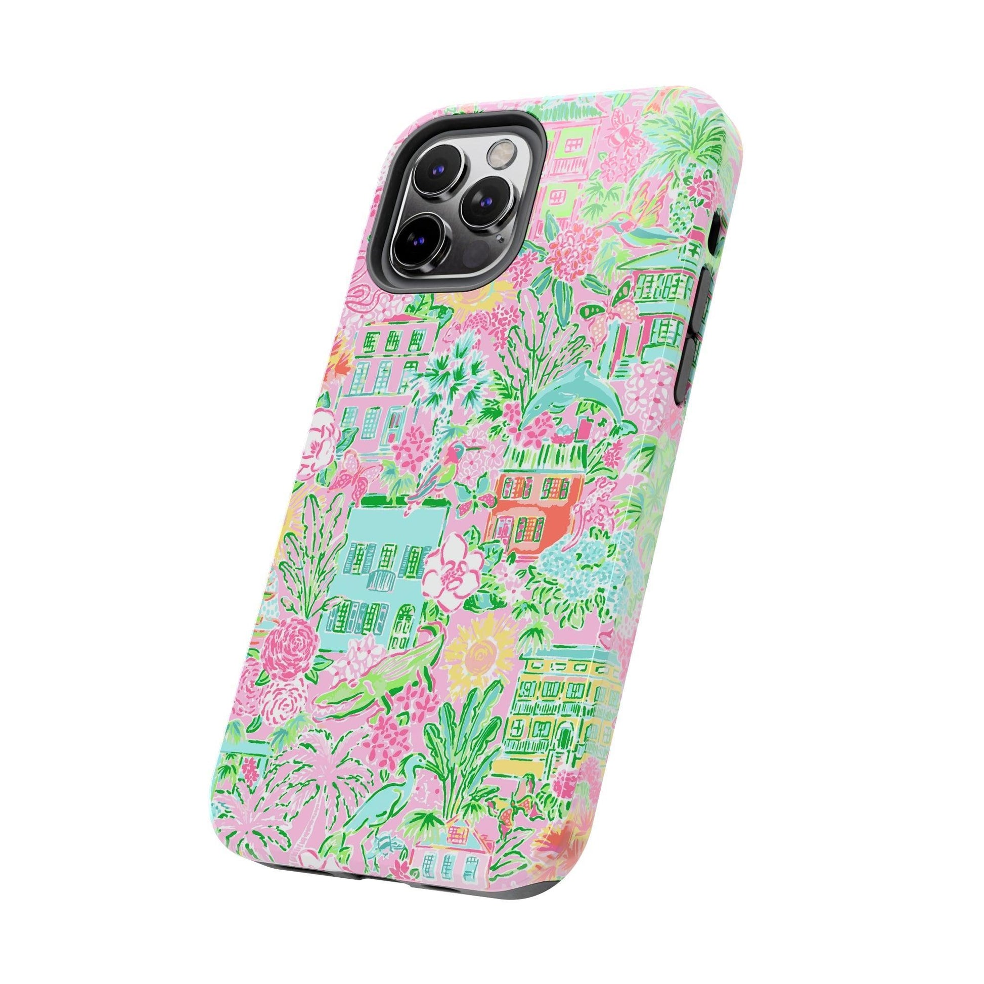 Southern Charm Pastel Phone Case - Departures Print Shop