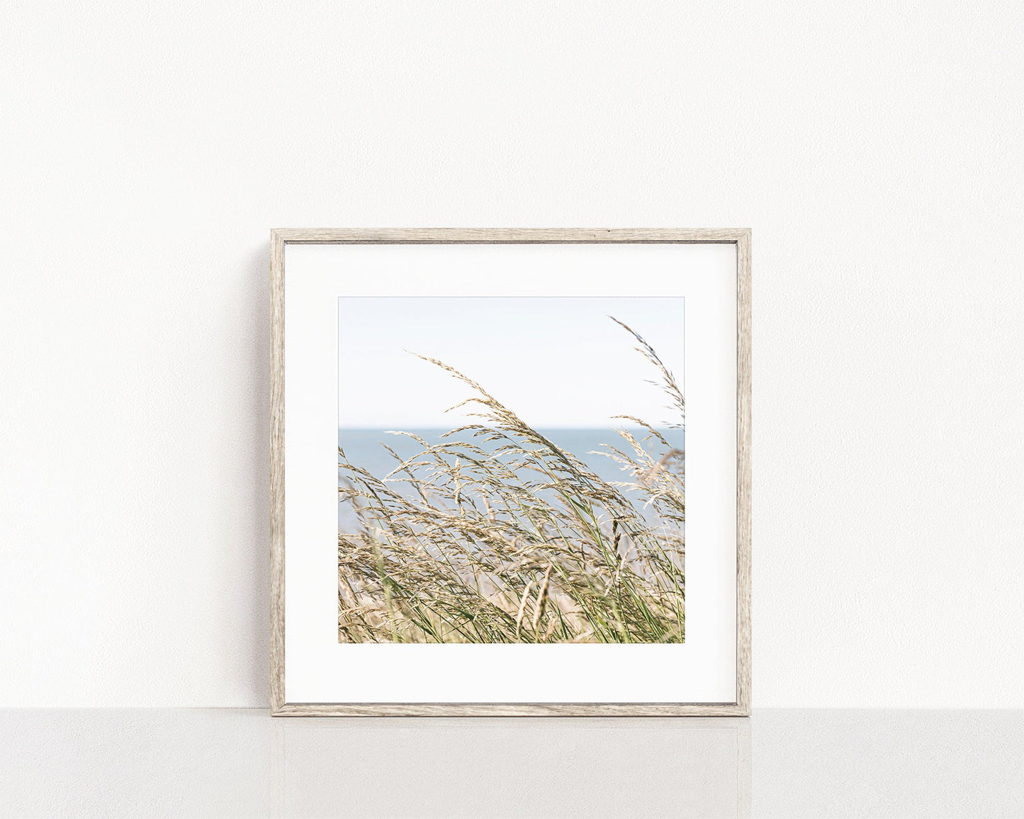 Sea Oats Square Beach Print