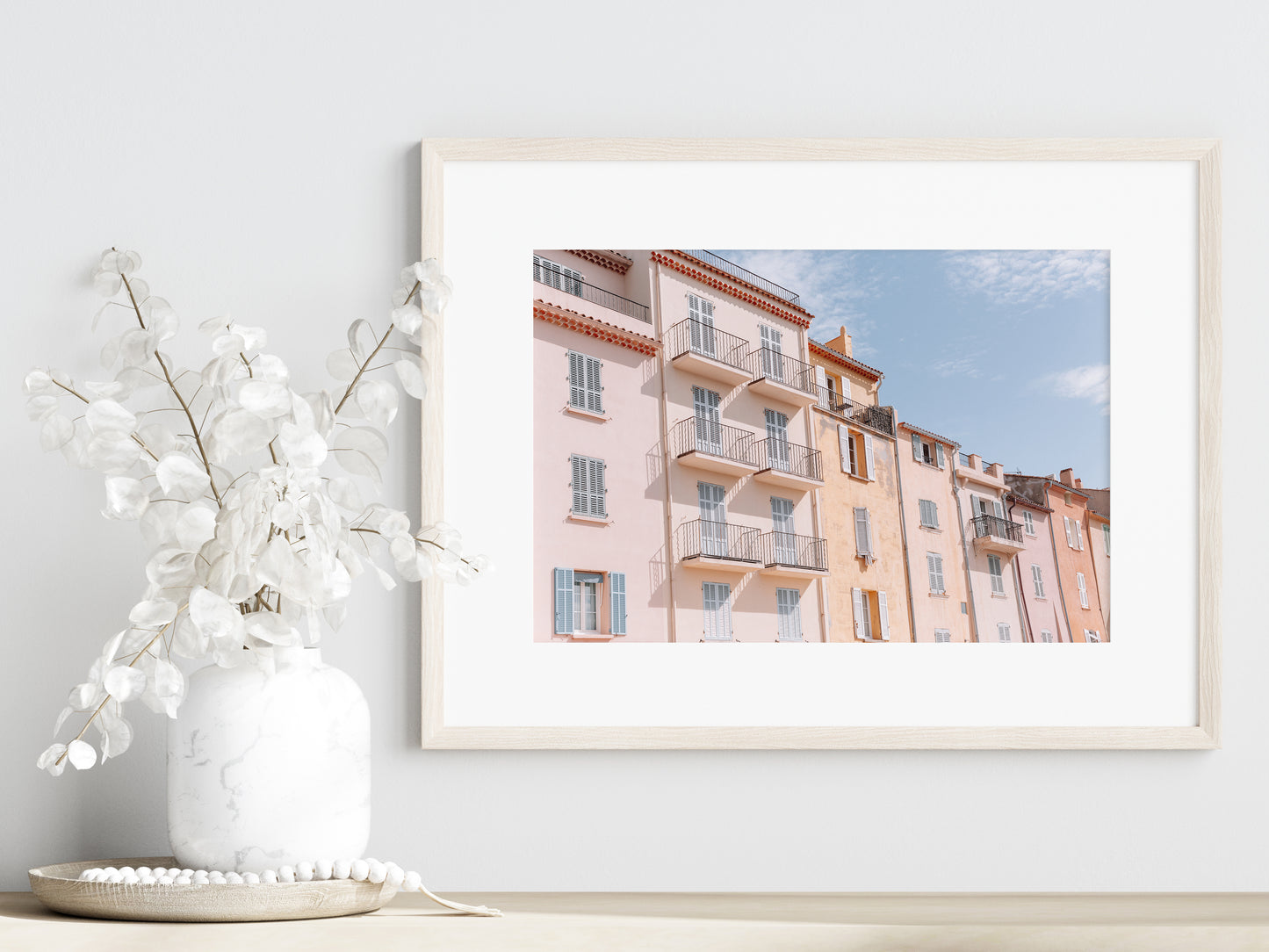 Pastel Pink St. Tropez | South of France Print