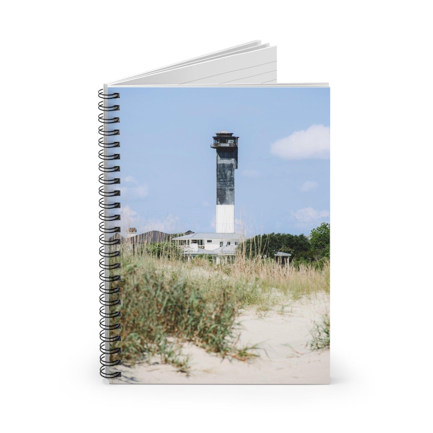 Sullivan's Island Lighthouse Spiral Notebook - Departures Print Shop