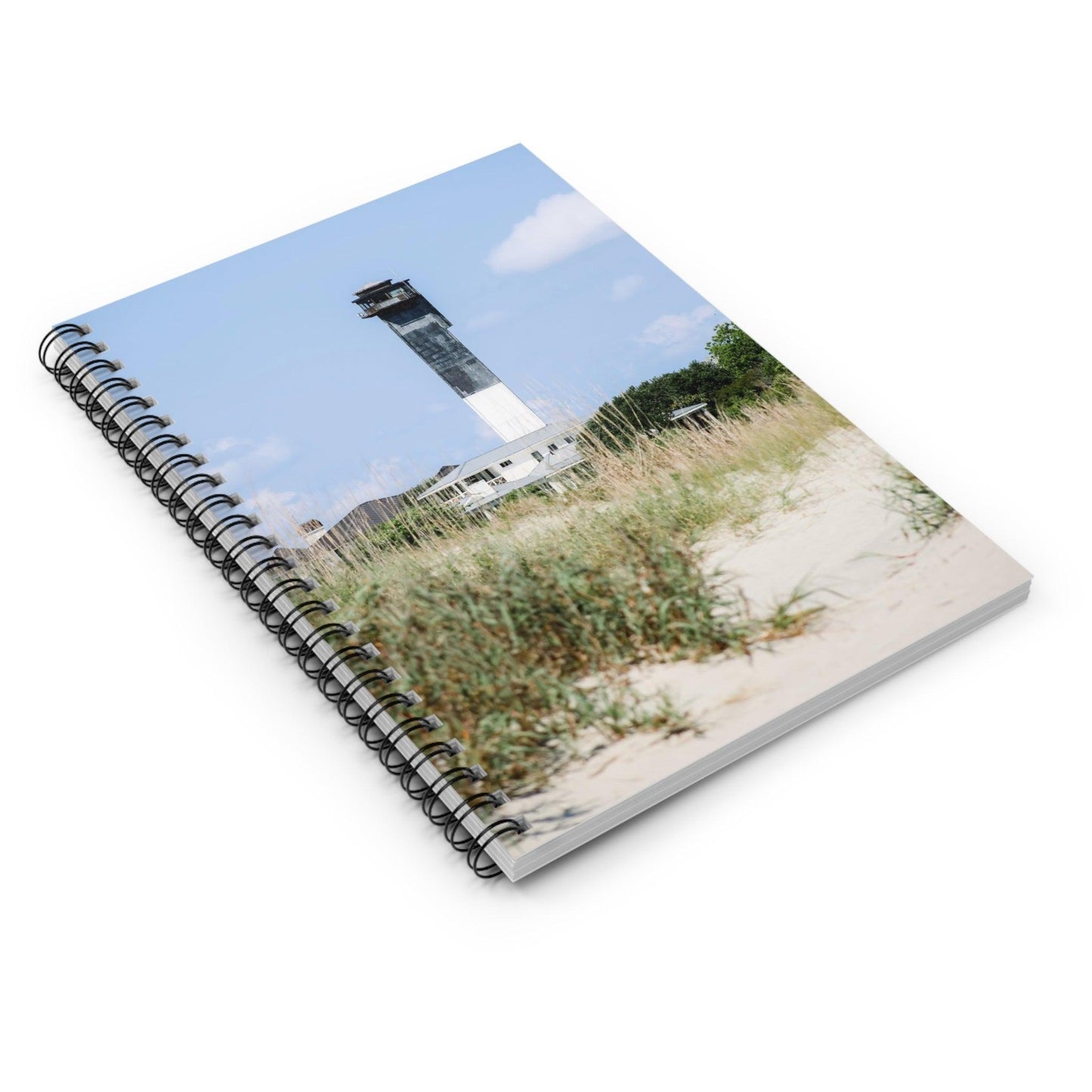 Sullivan's Island Lighthouse Spiral Notebook - Departures Print Shop