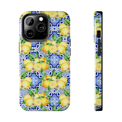 Summer in Positano Lemon Print Phone Case - Departures Print Shop