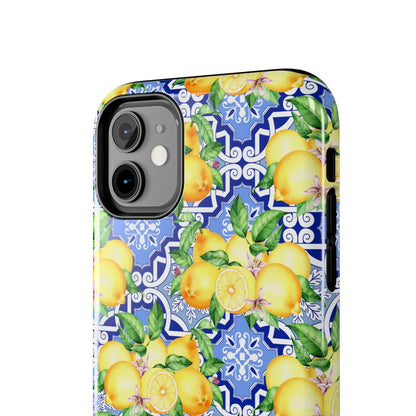 Summer in Positano Lemon Print Phone Case - Departures Print Shop