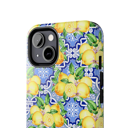 Summer in Positano Lemon Print Phone Case - Departures Print Shop