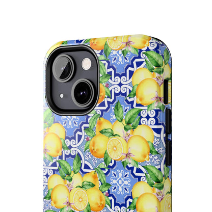 Summer in Positano Lemon Print Phone Case - Departures Print Shop