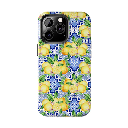 Summer in Positano Lemon Print Phone Case - Departures Print Shop