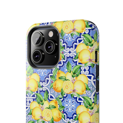 Summer in Positano Lemon Print Phone Case - Departures Print Shop