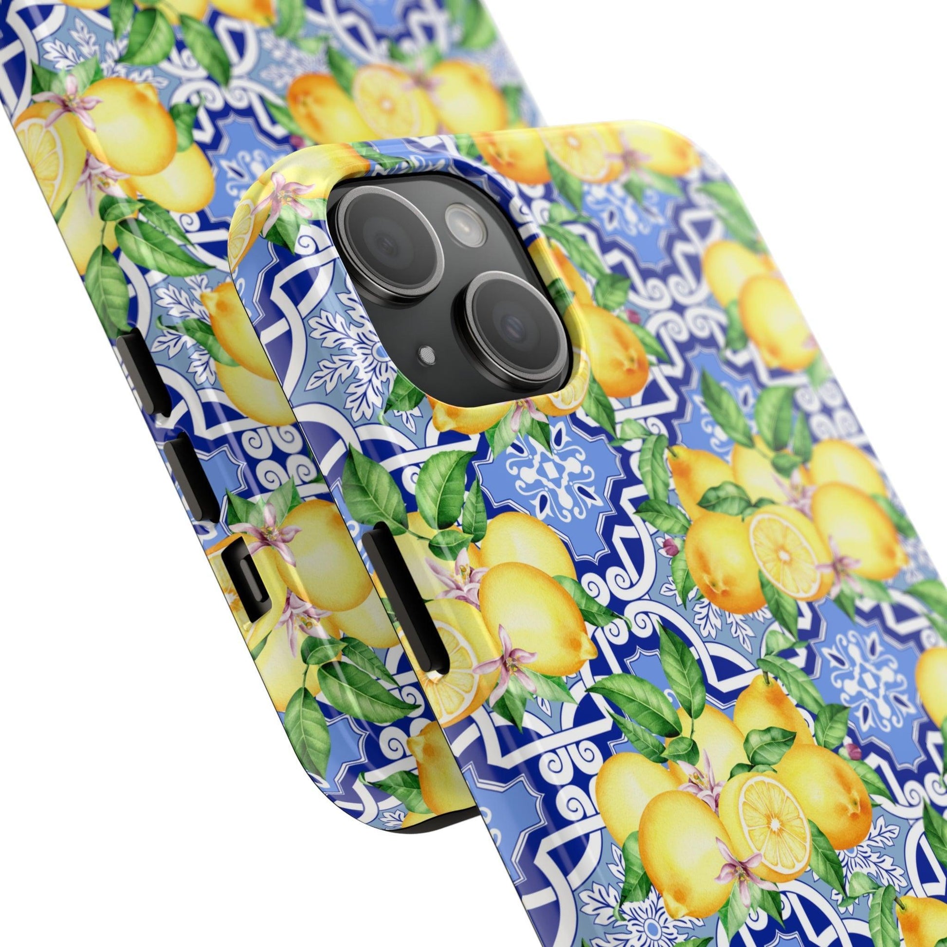 Summer in Positano Lemon Print Phone Case - Departures Print Shop