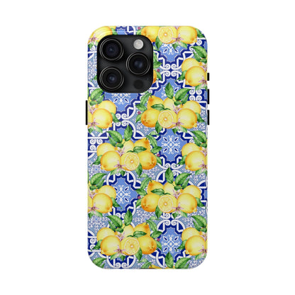 Summer in Positano Lemon Print Phone Case - Departures Print Shop