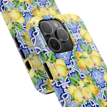 Summer in Positano Lemon Print Phone Case - Departures Print Shop