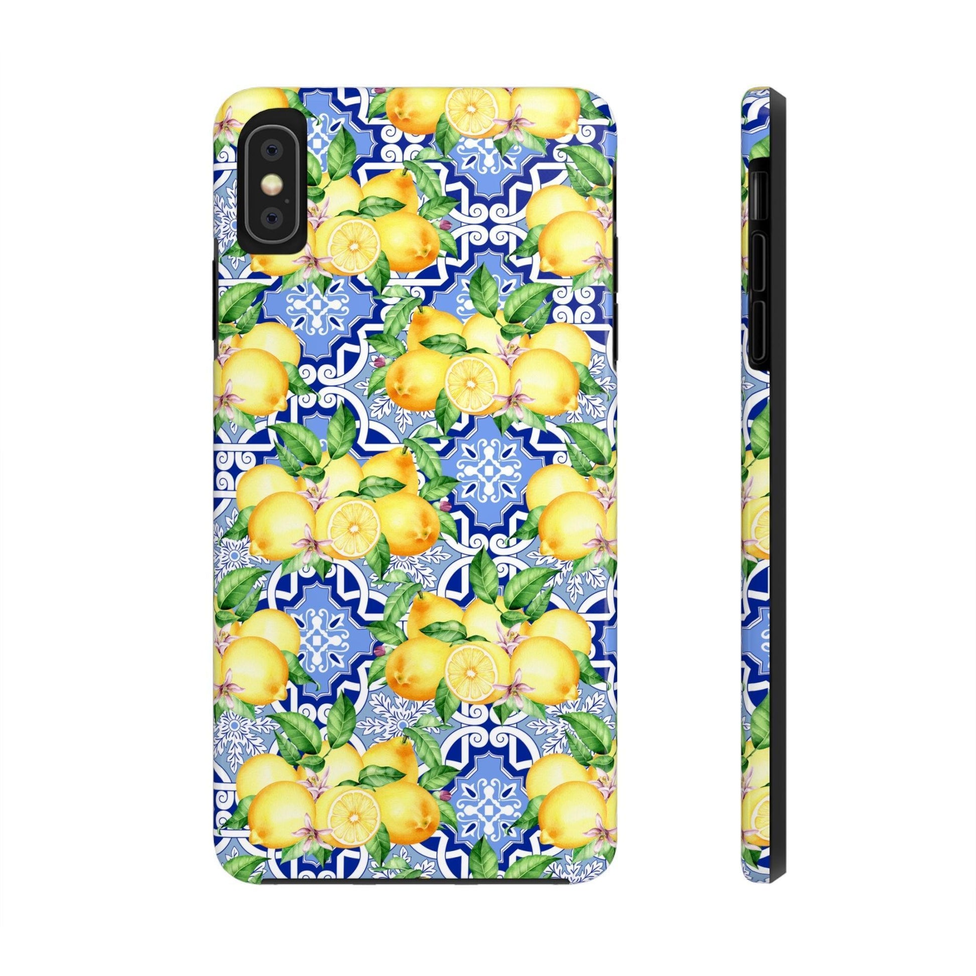 Summer in Positano Lemon Print Phone Case - Departures Print Shop