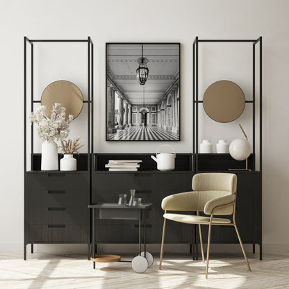 Black and White Palace of Versailles Grand Trianon Print