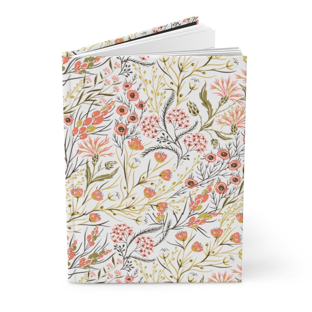 Autumn Flowers Notebook - Departures Print Shop