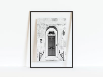 B&W Doors | Charleston Print - Departures Print Shop