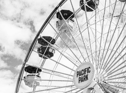 Pacific Park Ferris Wheel | Santa Monica Pier Print - Departures Print Shop