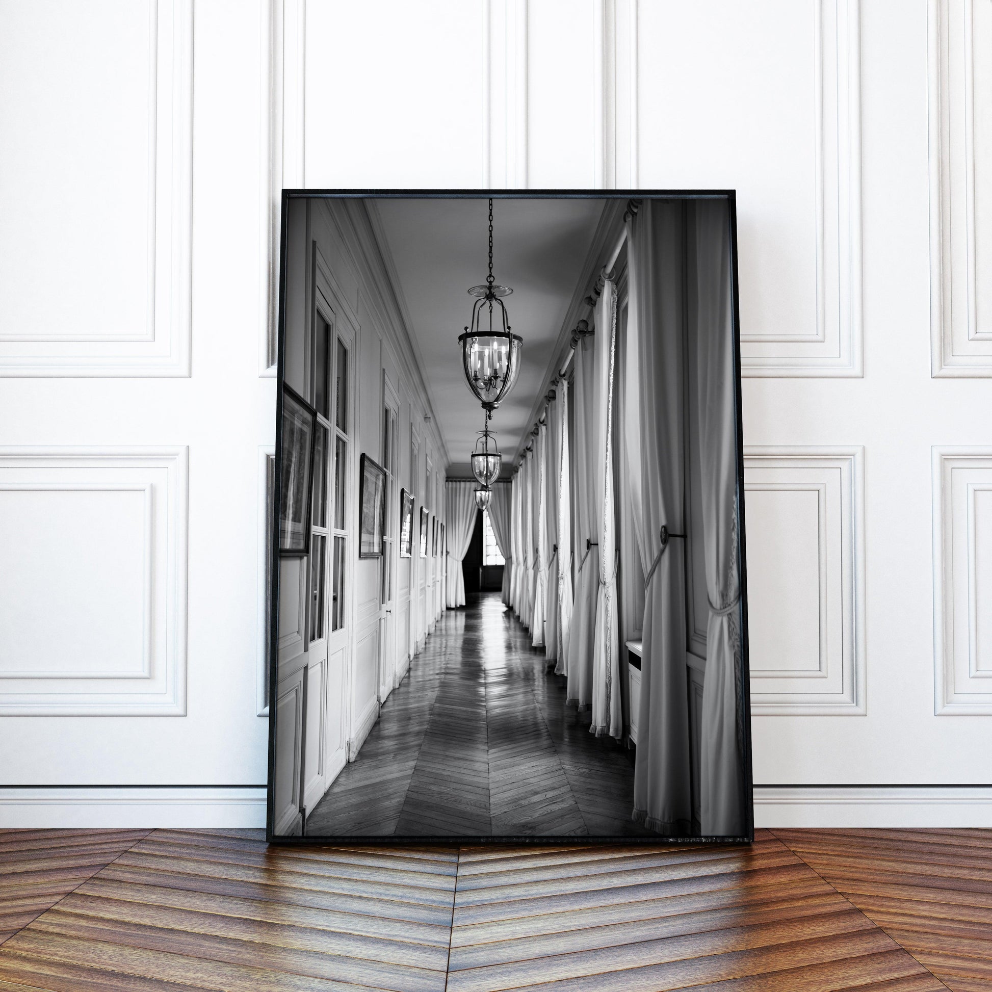 B&W Palace of Versailles Grand Trianon | Paris France Print - Departures Print Shop