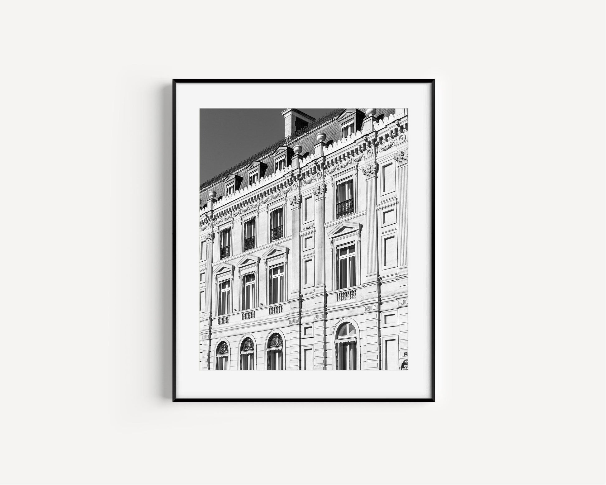 B&W Paris Architecture VI | Travel Print - Departures Print Shop