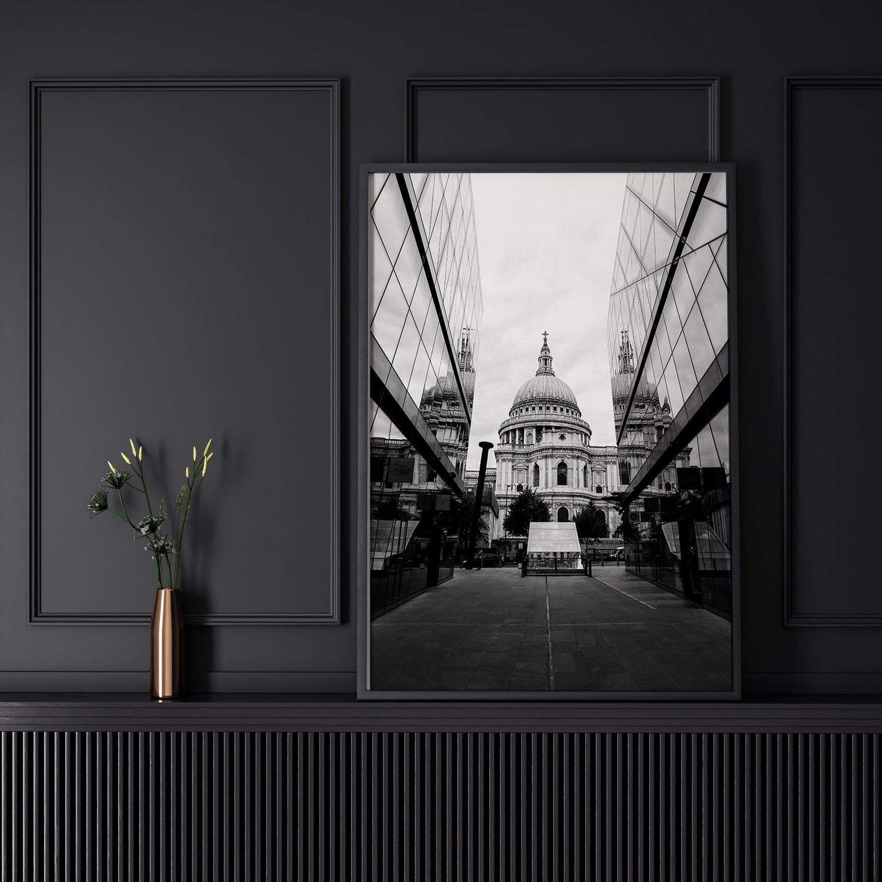 B&W St. Paul's Cathedral III | London Print - Departures Print Shop