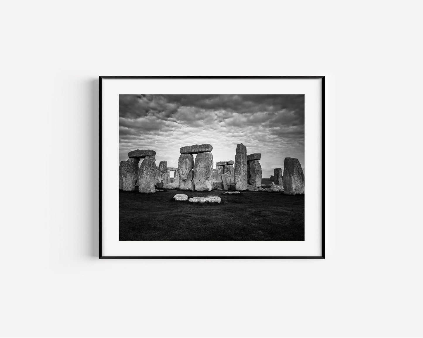 B&W Stonehenge | United Kingdom Print - Departures Print Shop